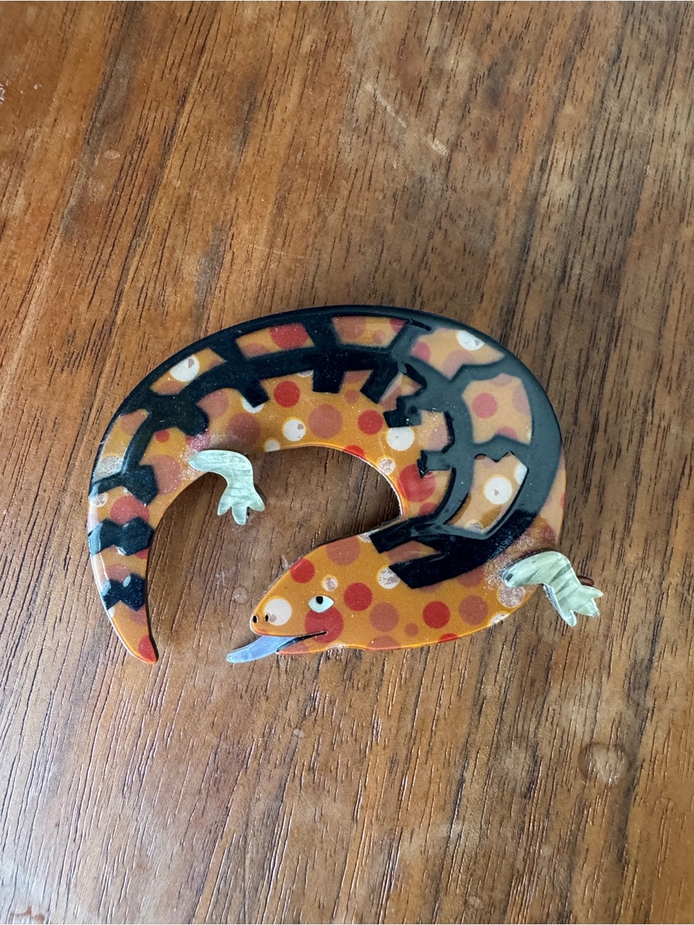Erstwilder Blue-tongued Skink Brooch